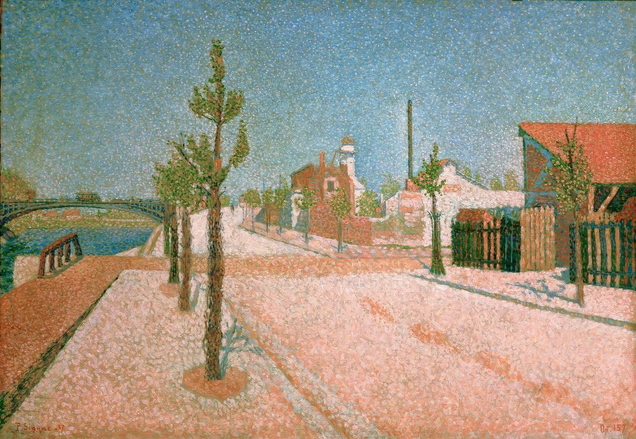 Quai de Clichy tekijältä Paul Signac