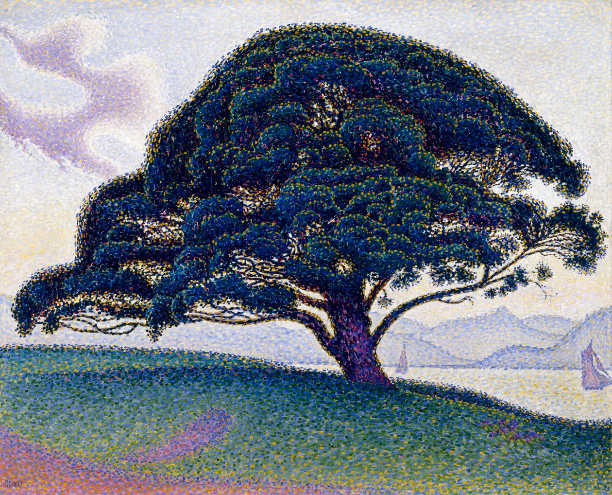 Huonekalut ja erilaiset esineet 1100- ja 1300-luvuilta tekijältä Paul Signac