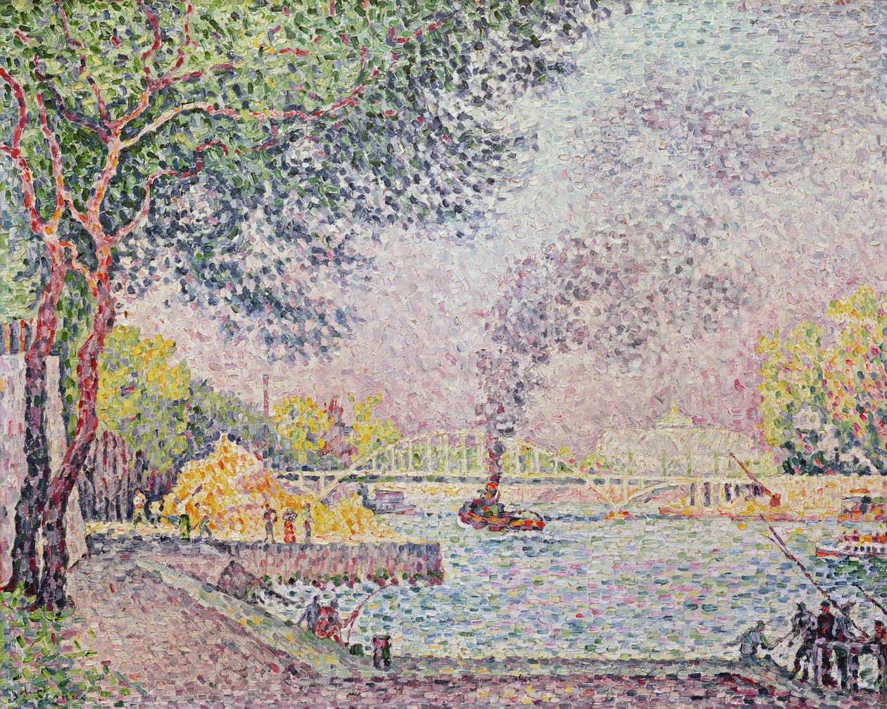 Debillyn kävelysilta, noin 1926 tekijältä Paul Signac