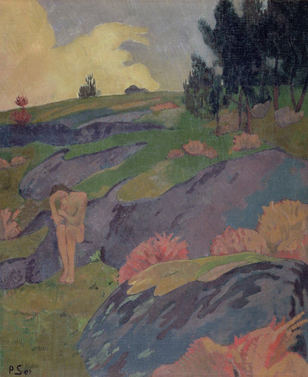 Melankolia eli bretagnelainen aatto, n.1890. tekijältä Paul Sérusier