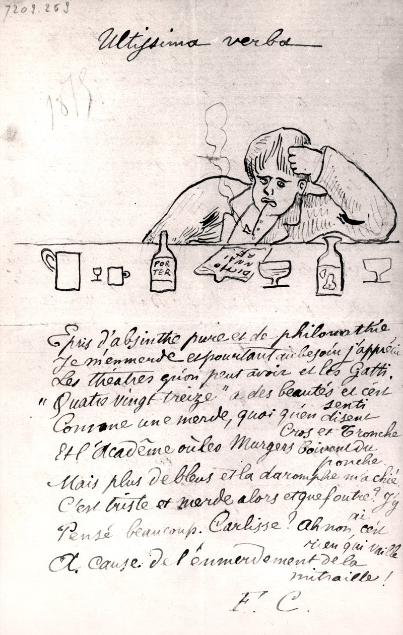 "Viimeiset sanat", Arthur Rimbaud