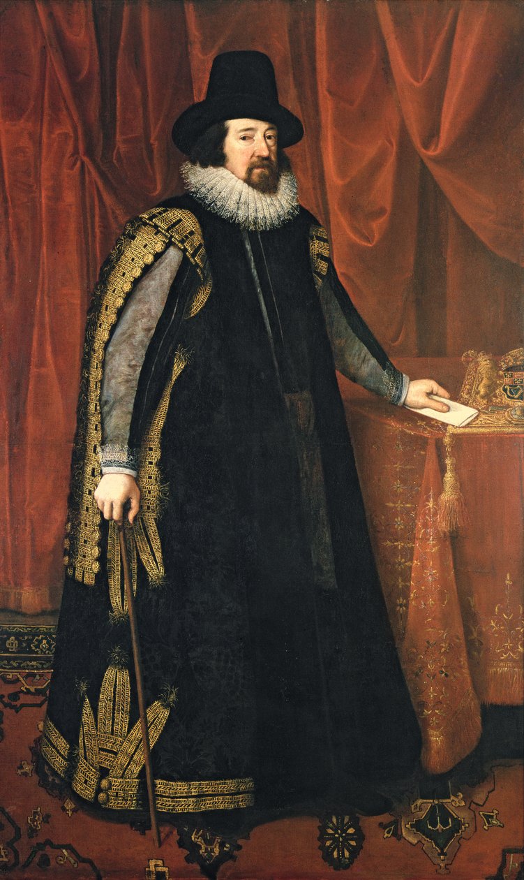 Sir Francis Bacon (1561-1626) Verulamin paroni Verulam, varakreivi St. Albans tekijältä Paul van Somer