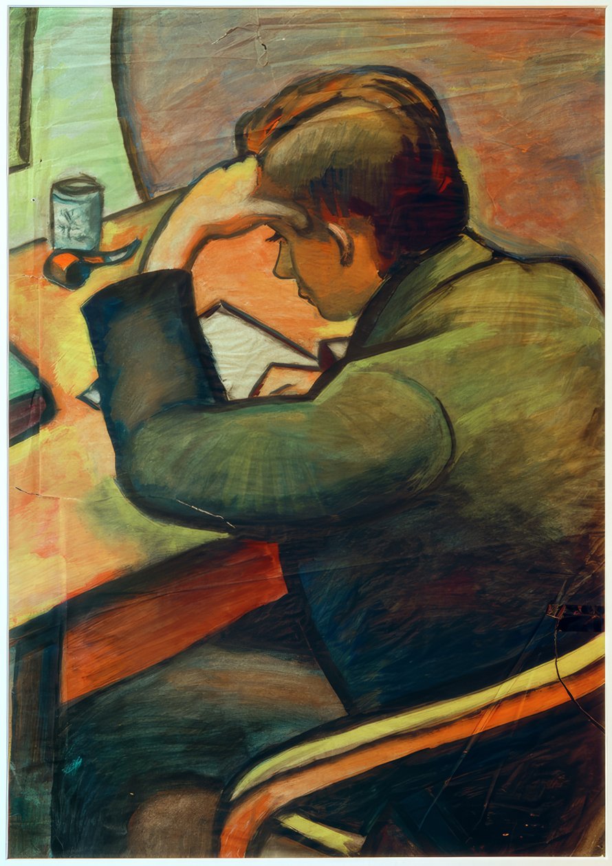 Porträt (Hans Simsa) tekijältä Paul Adolf Seehaus