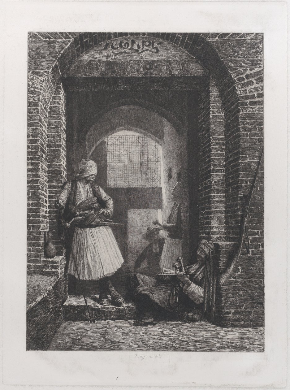 Arnaut Guardhouse Kairossa, 1868, 1868. tekijältä Paul Adolphe Rajon