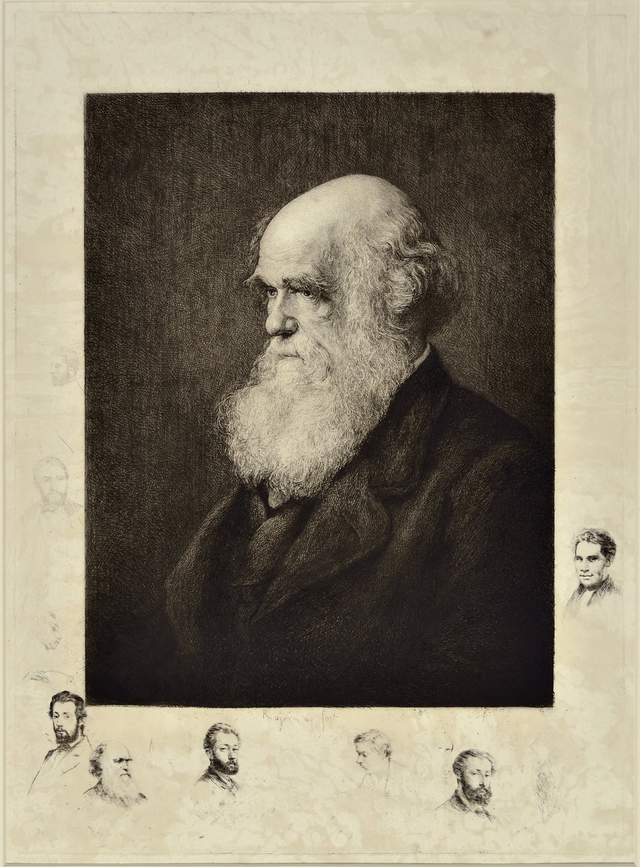 Charles Robert Darwin tekijältä Paul Adolphe Rajon