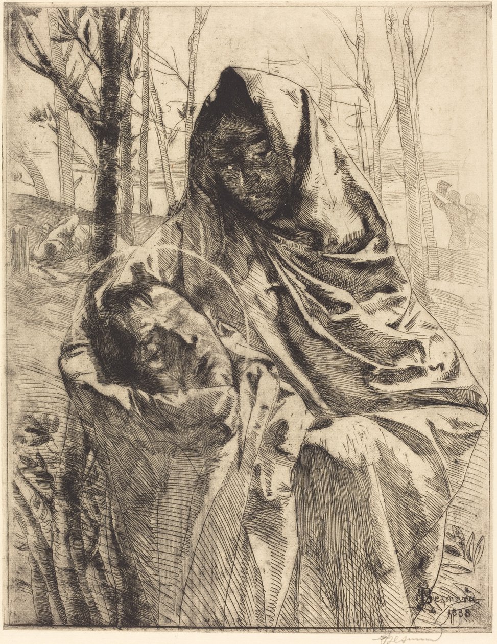 Marttyyri, 1883. tekijältä Paul Albert Besnard