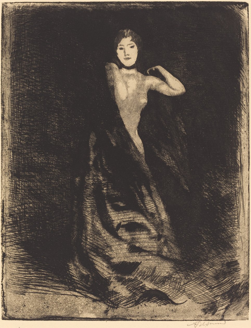 The Woman etukappale, n. 1886. tekijältä Paul Albert Besnard