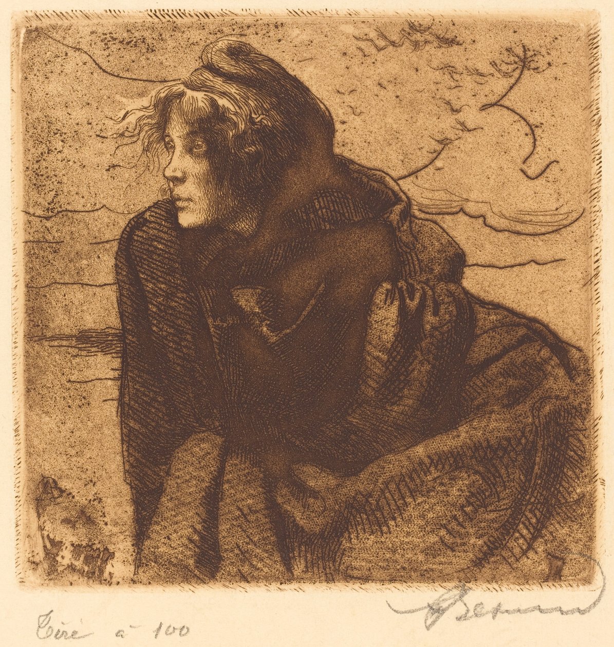 Melankolia Melankolia, 1888. tekijältä Paul Albert Besnard