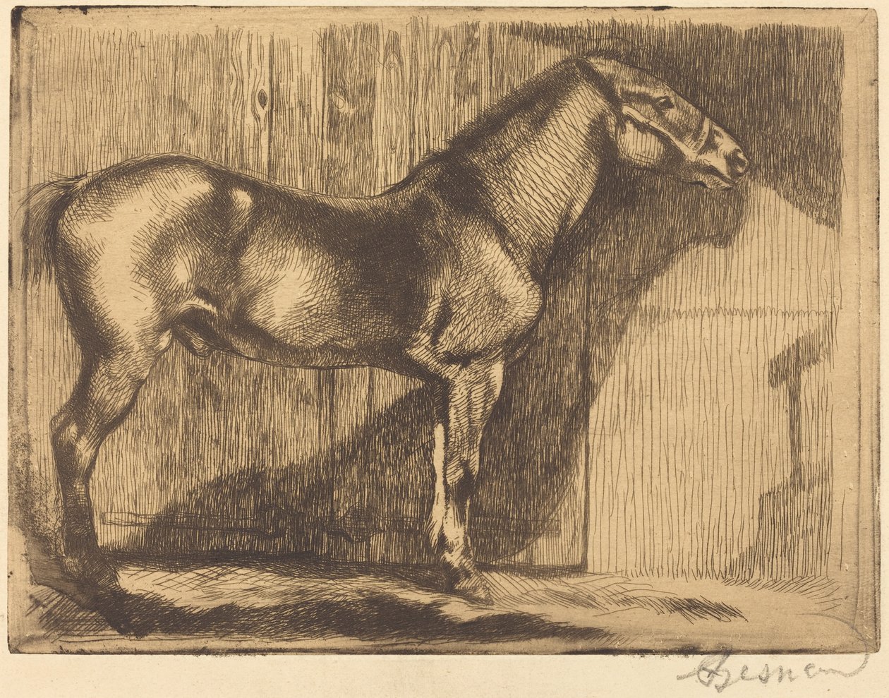 Pony Le poney, 1892. tekijältä Paul Albert Besnard