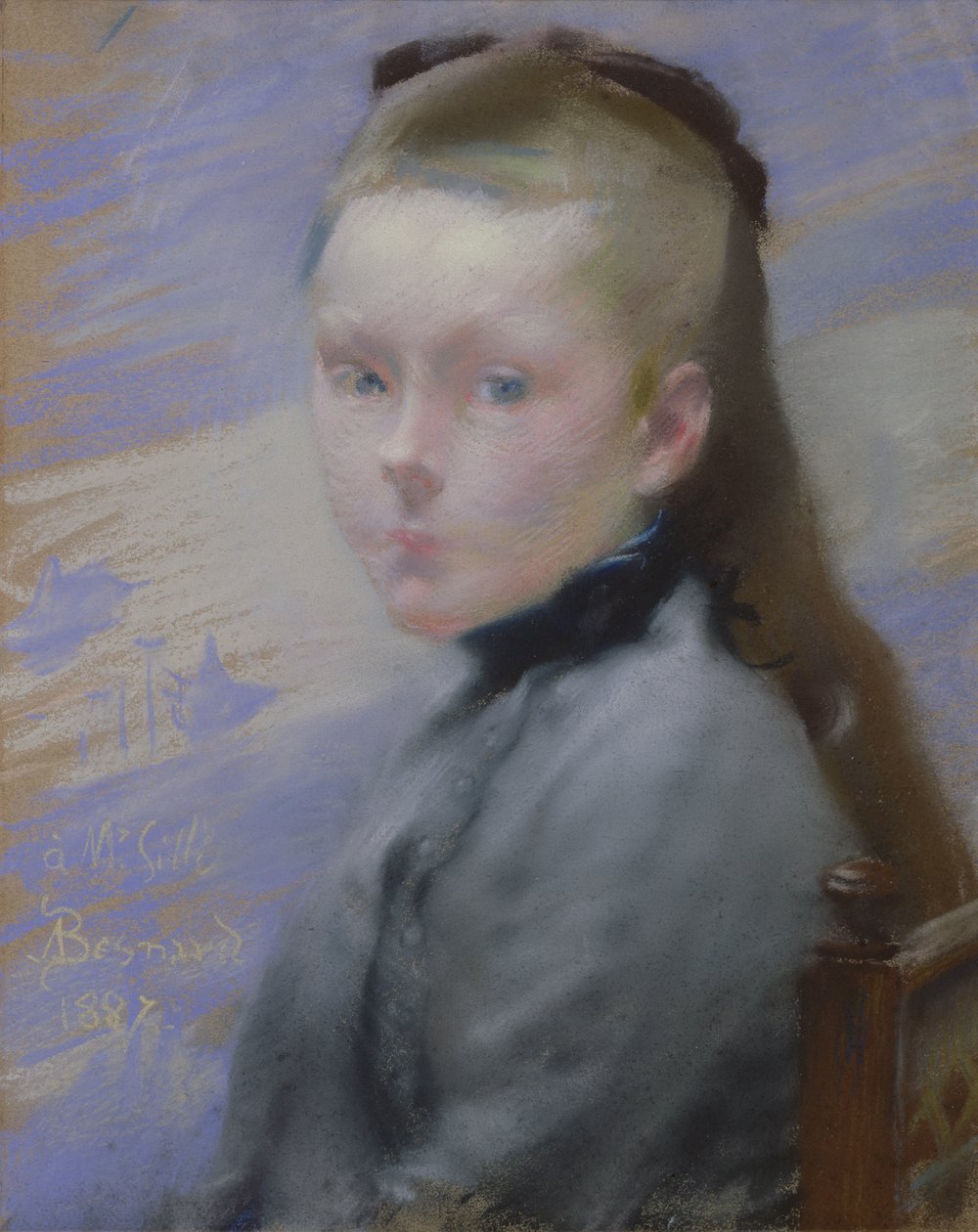 Muotokuva taiteilijan tyttärestä tekijältä Paul Albert Besnard