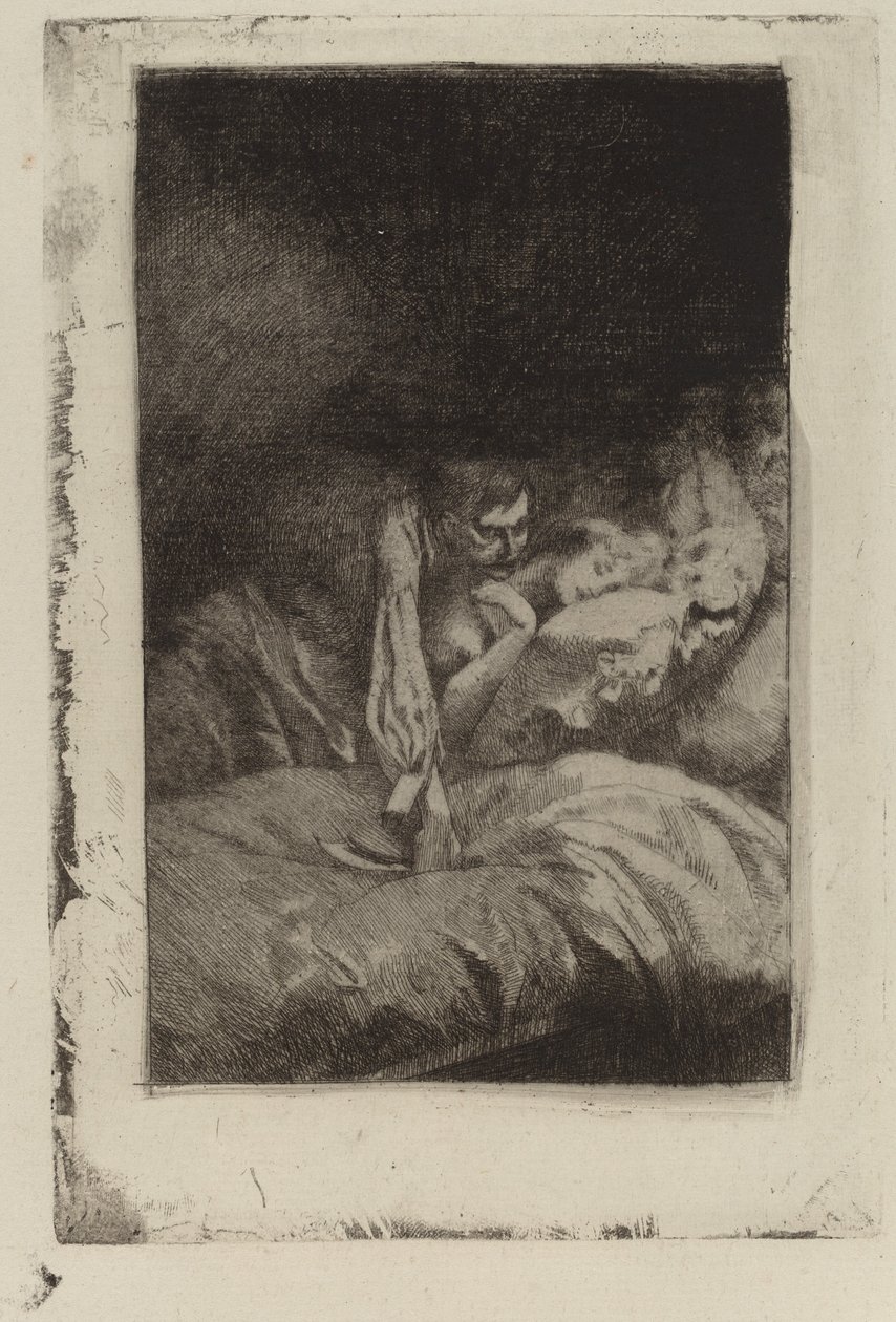 Murha Murha, 1885. tekijältä Paul Albert Besnard