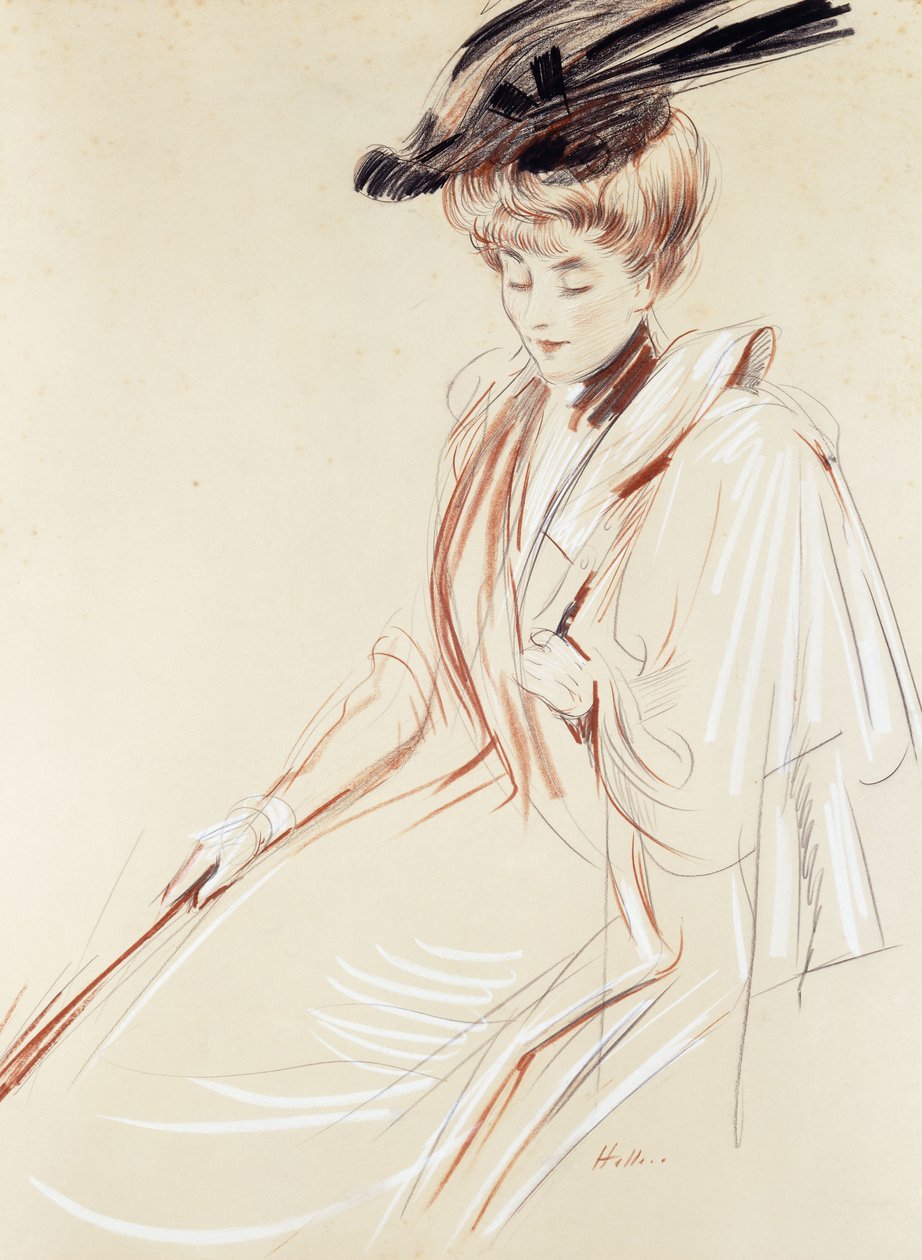 Naisen muotokuva, tekijältä Paul Cesar Helleu