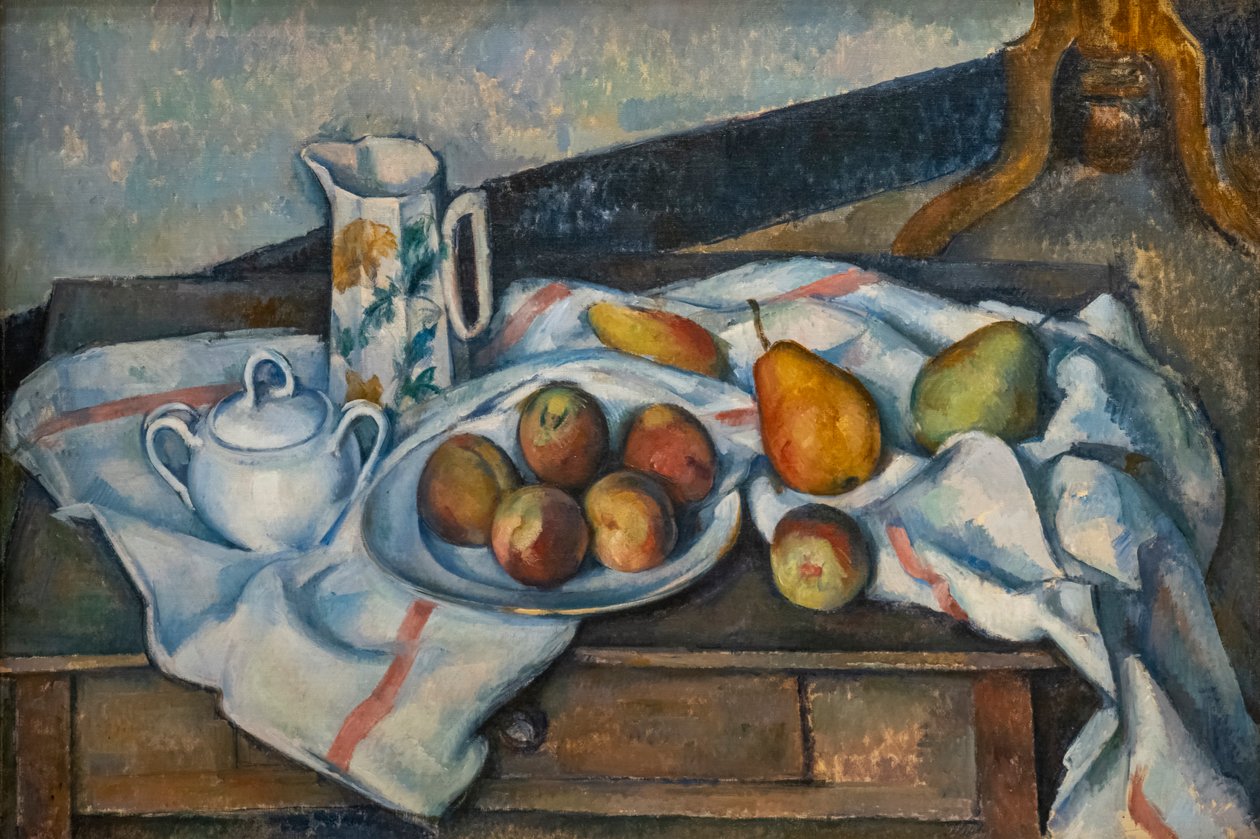 Persikat ja päärynät tekijältä Paul Cézanne