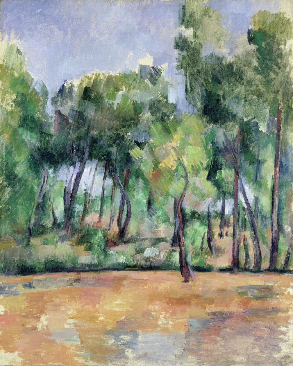 Provencelainen maisema (öljy kankaalle) tekijältä Paul Cézanne