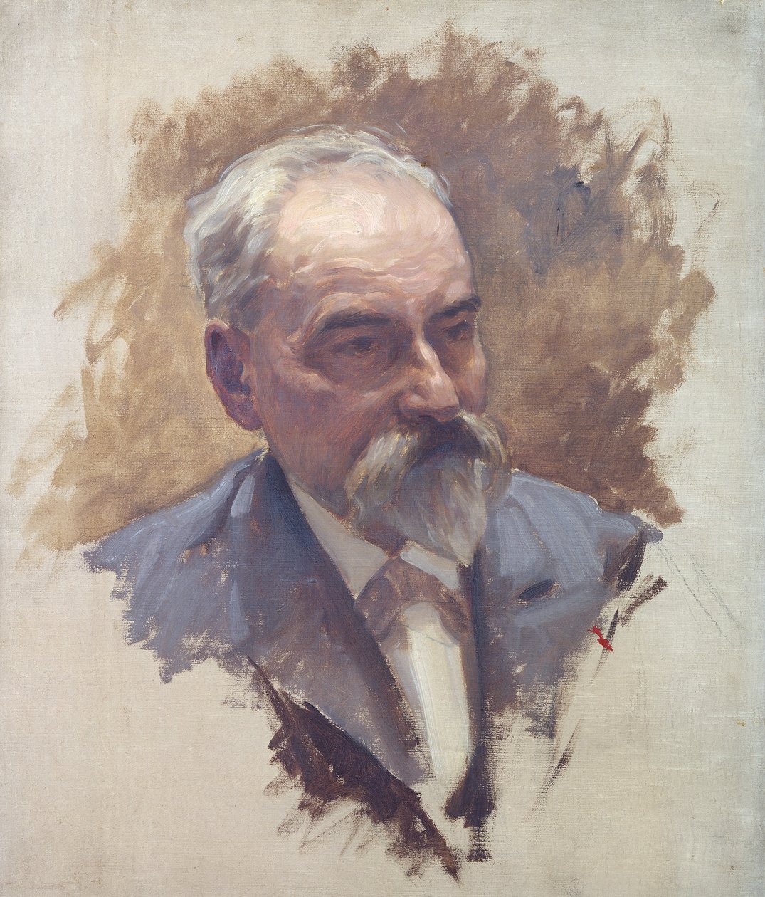 André Theuriet (1833-1907) (öljy kankaalle) tekijältä Paul Chabas