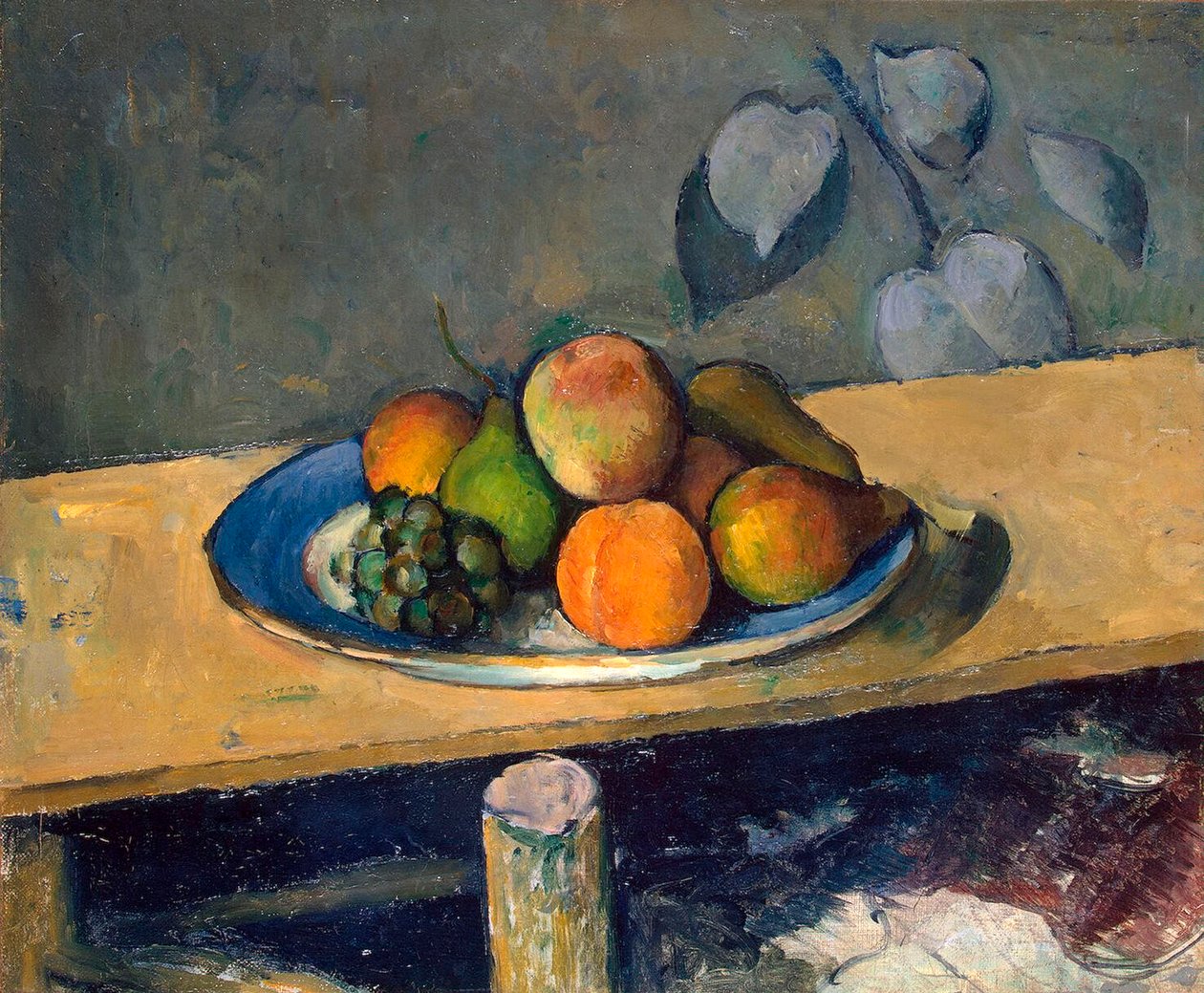 Omenat, päärynät ja viinirypäleet, 1879-1880. tekijältä Paul Cézanne
