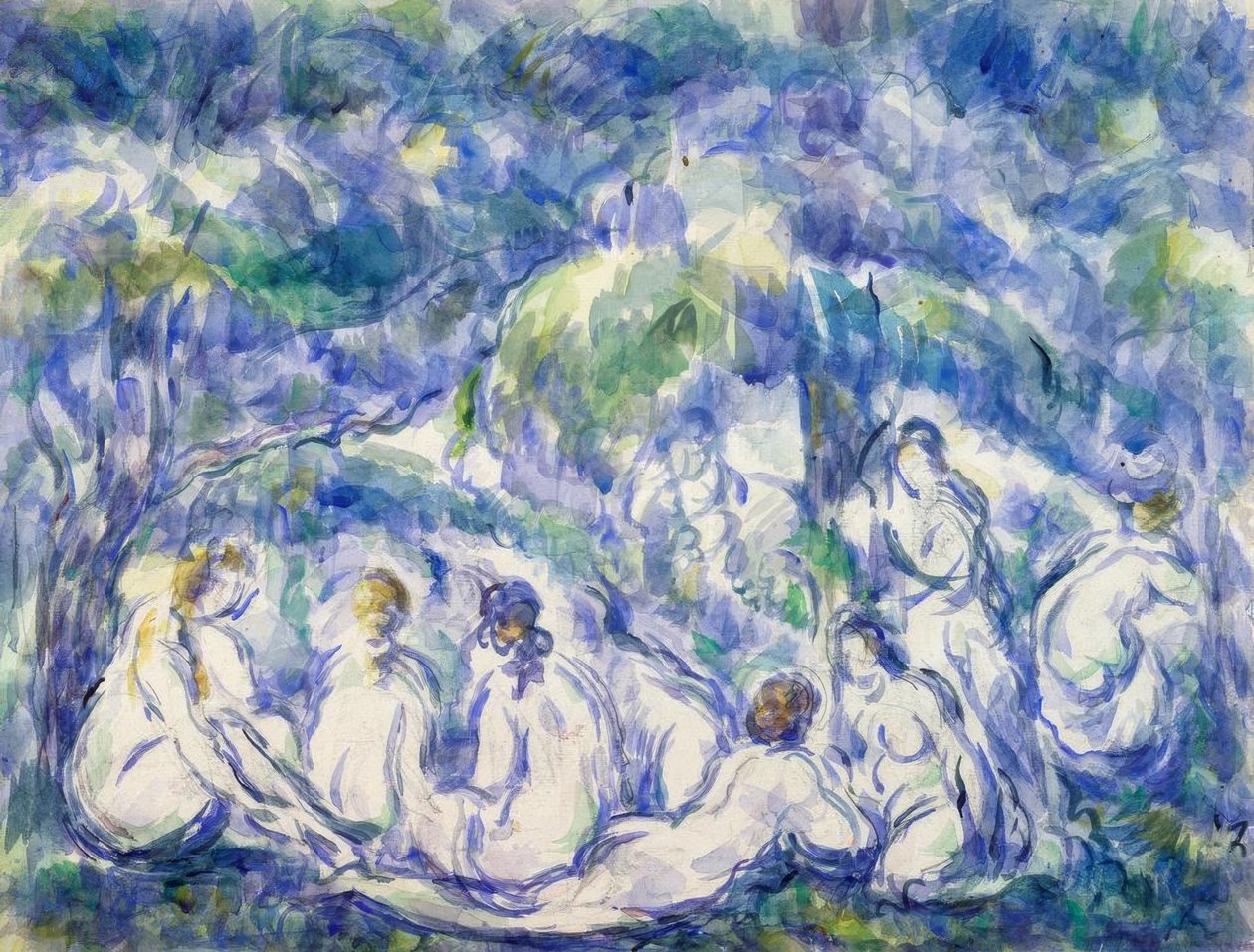 Uimarit tekijältä Paul Cézanne