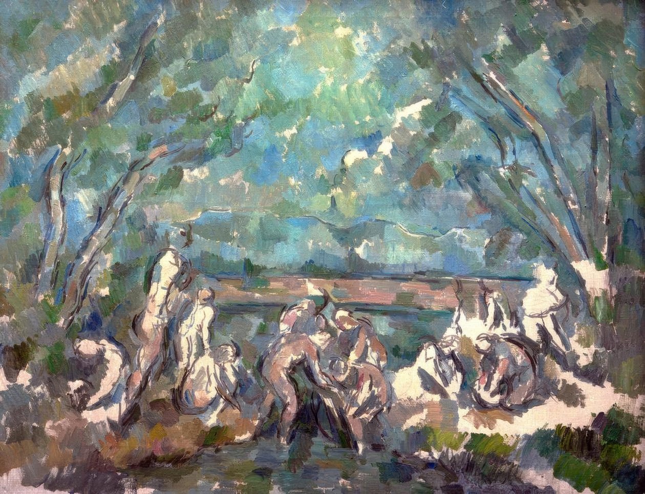 Baigneuses tekijältä Paul Cézanne