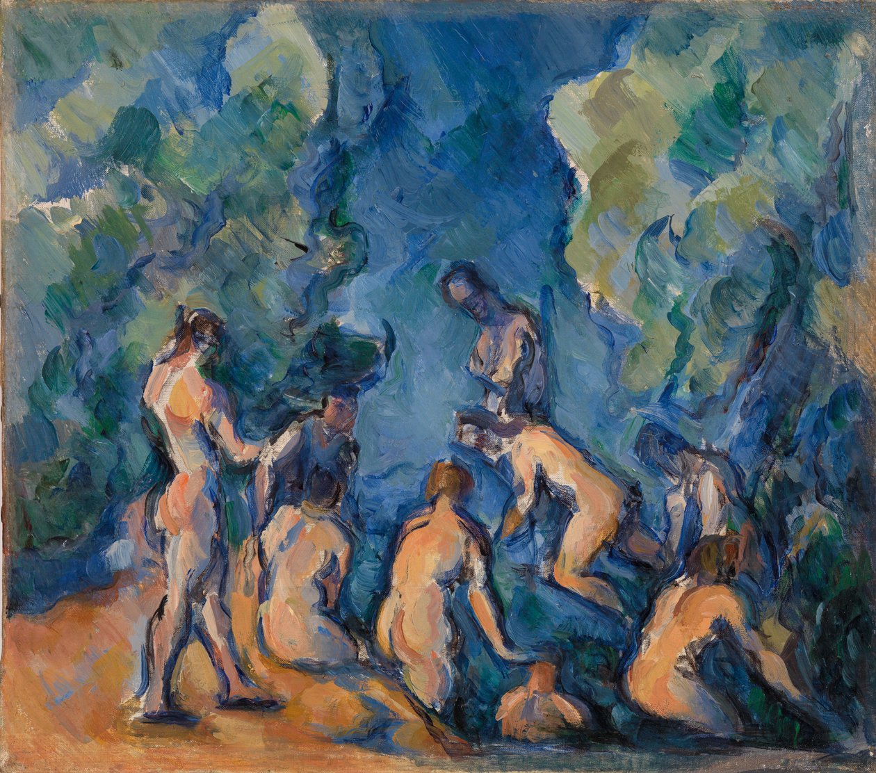 Uimarit (Baigneurs) tekijältä Paul Cézanne