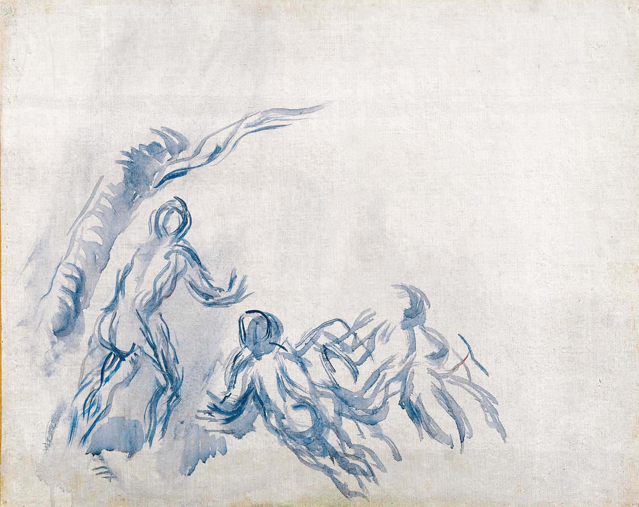 Uimarit Uimarit, 1904-1906 tekijältä Paul Cézanne