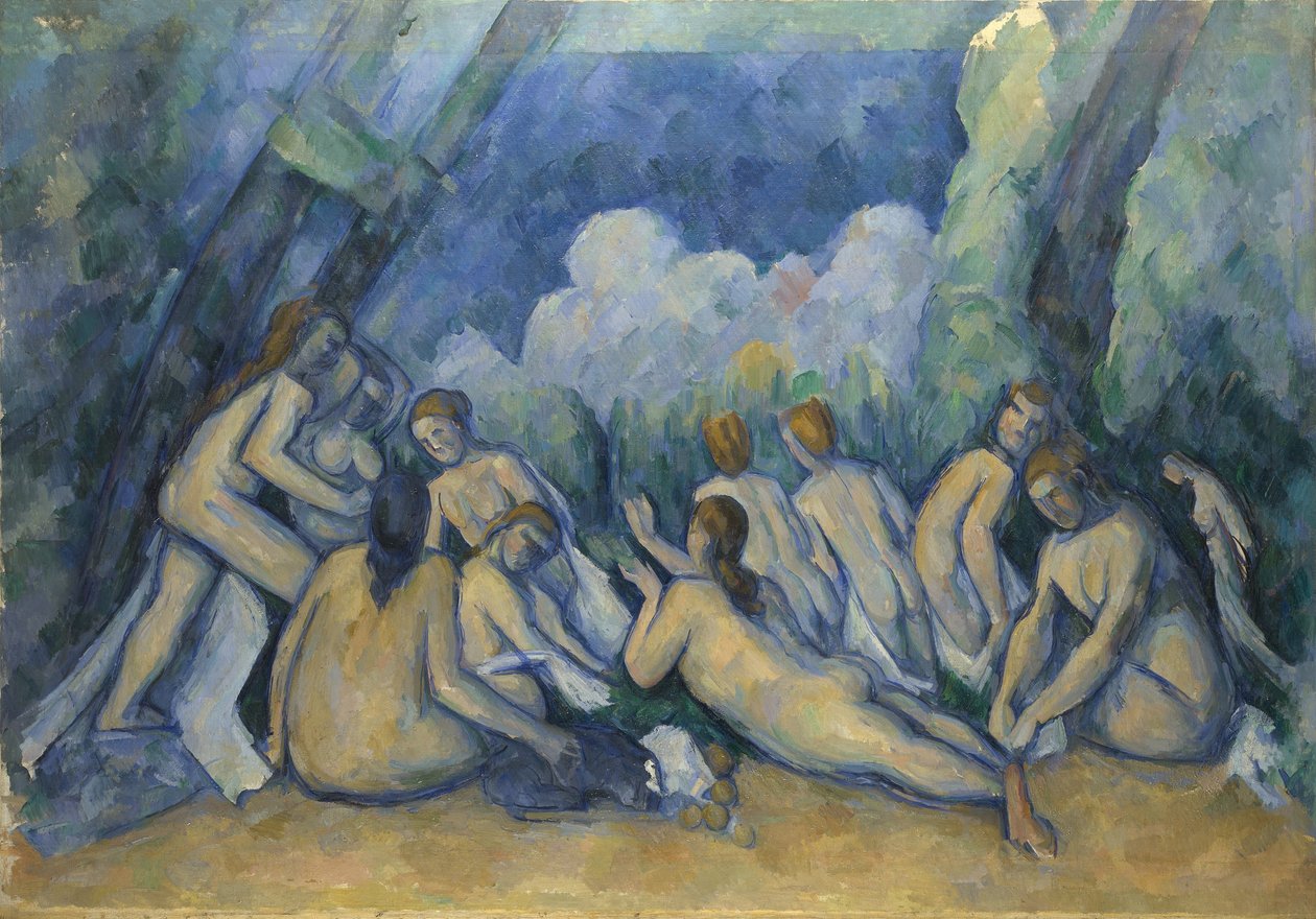 Uimarit Suuret uimarit, 1894-1905 tekijältä Paul Cézanne