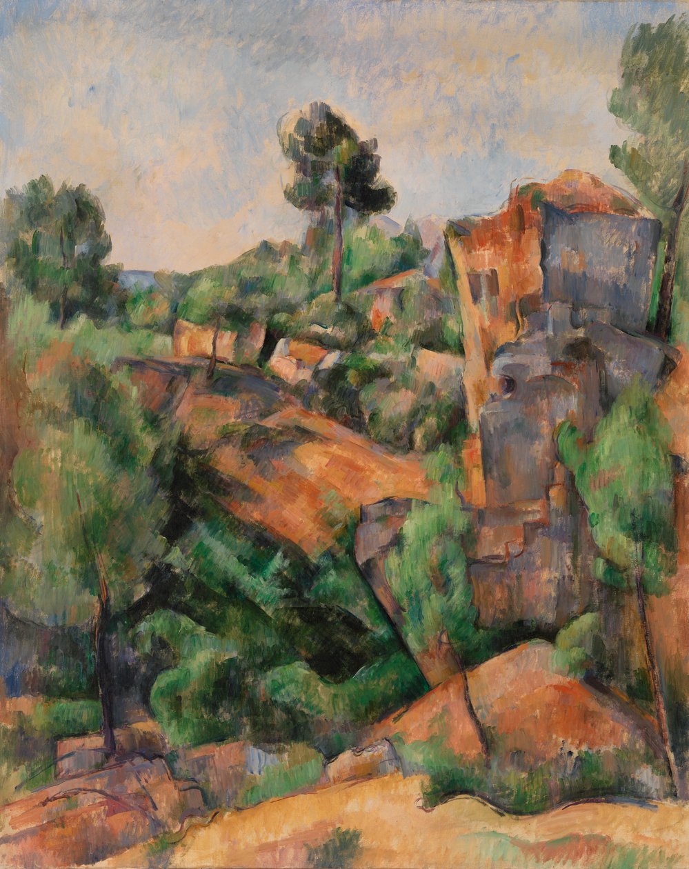 Bibémus Quarry (Bibémus Quarry) tekijältä Paul Cézanne