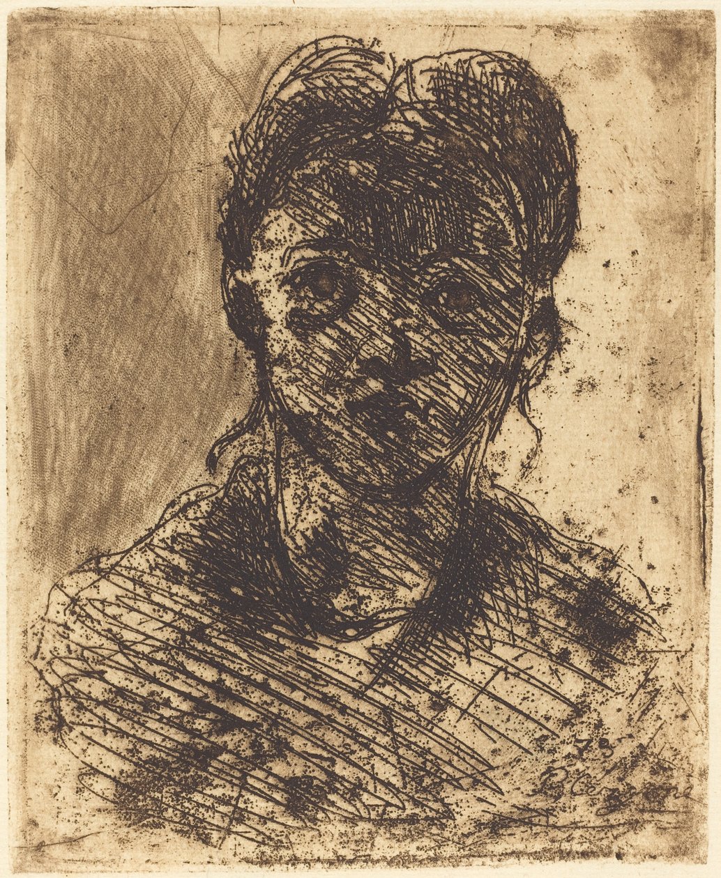 Tytön rintakuva tekijältä Paul Cézanne