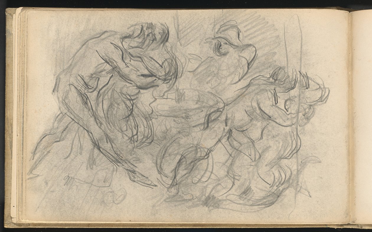 Karnevaalikohtaus, 18851888. tekijältä Paul Cézanne