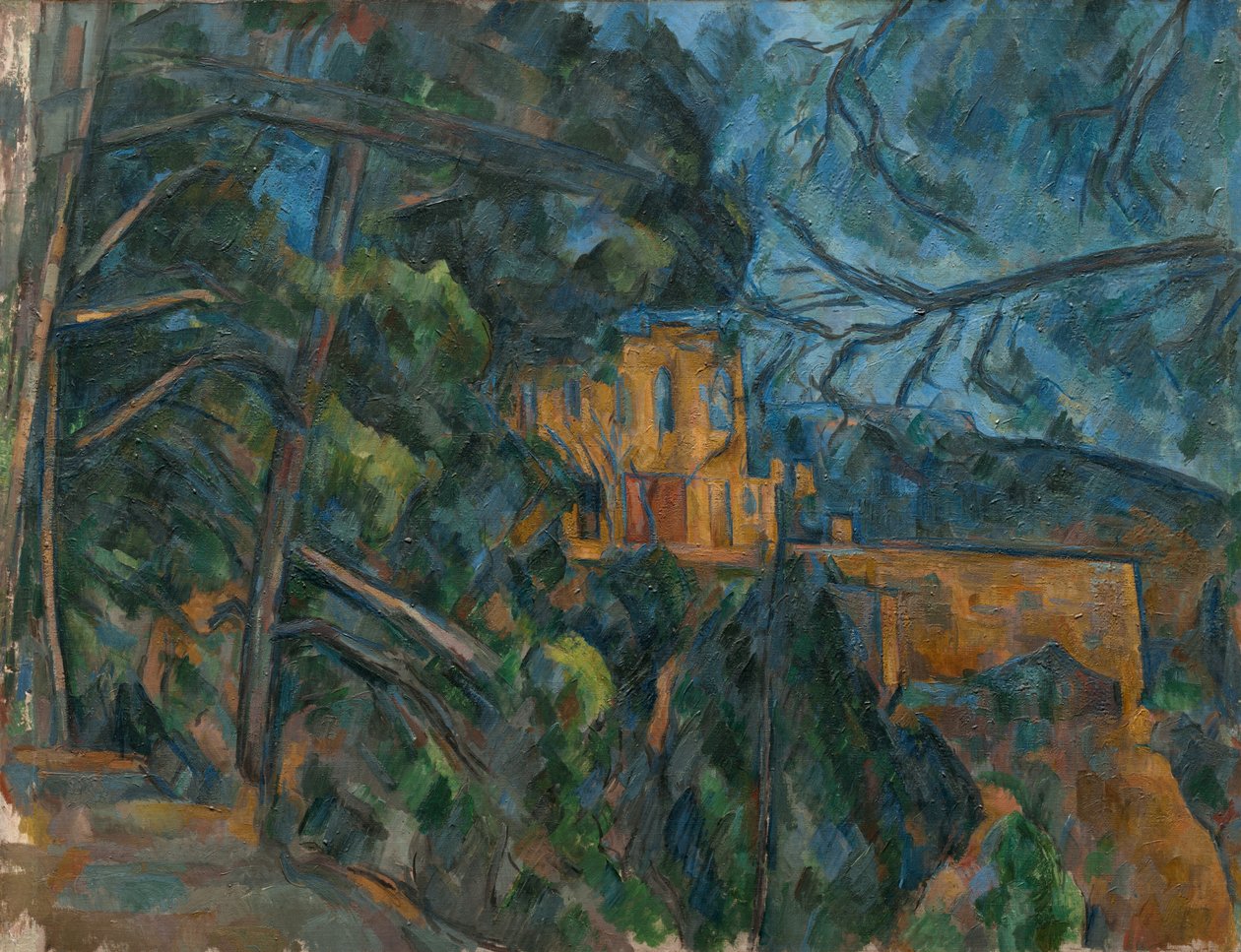 Musta linna, 19001904. tekijältä Paul Cézanne