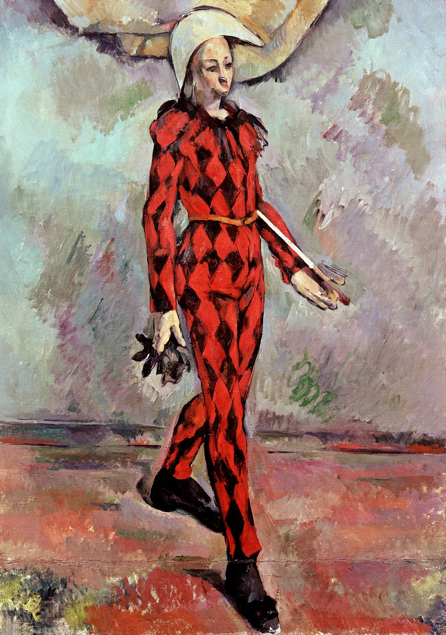 Harlekiini, 1890 tekijältä Paul Cézanne