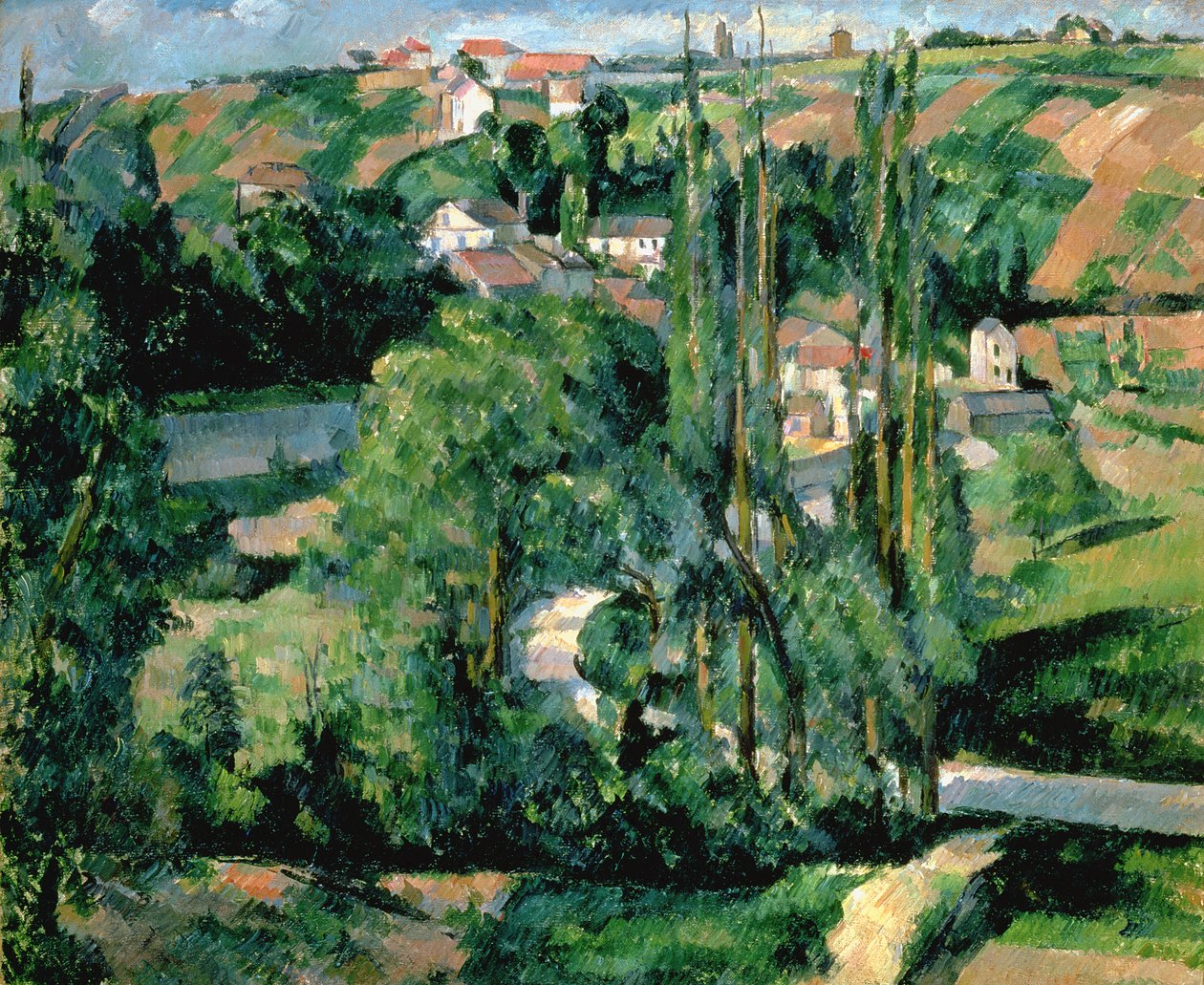Jalais Hill, Pontoise, 1879-81 tekijältä Paul Cézanne