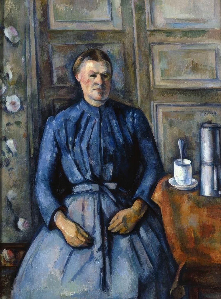 La femme à la cafetière tekijältä Paul Cézanne