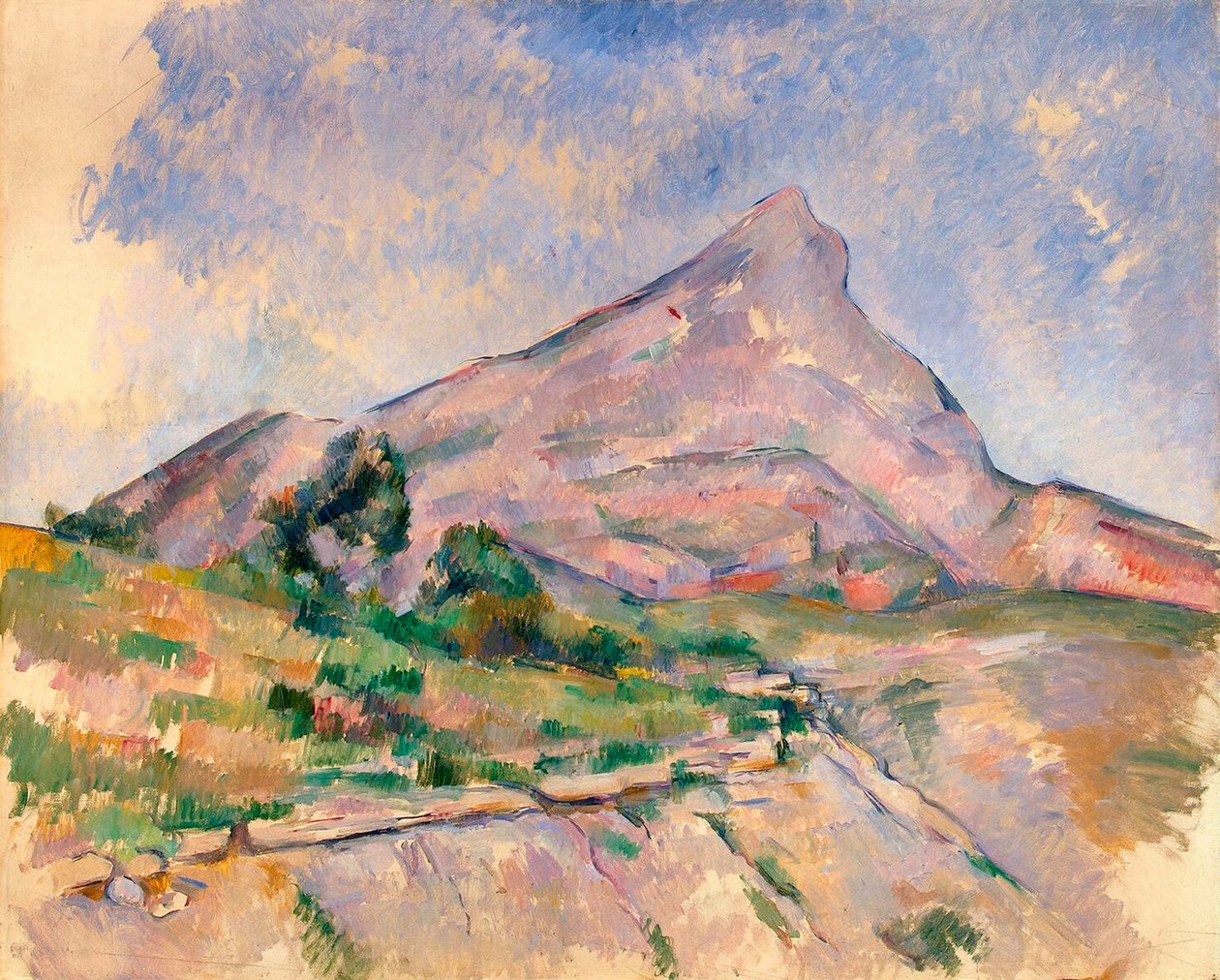 Mount Sainte-Victoire, 1897-1898. tekijältä Paul Cézanne