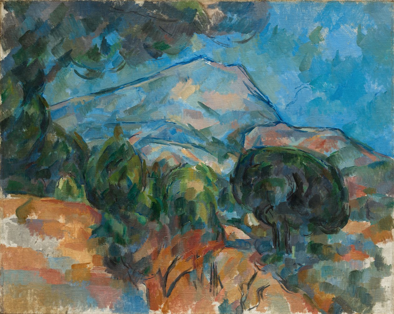 Mount Sainte-Victoire, n. 1904. tekijältä Paul Cézanne