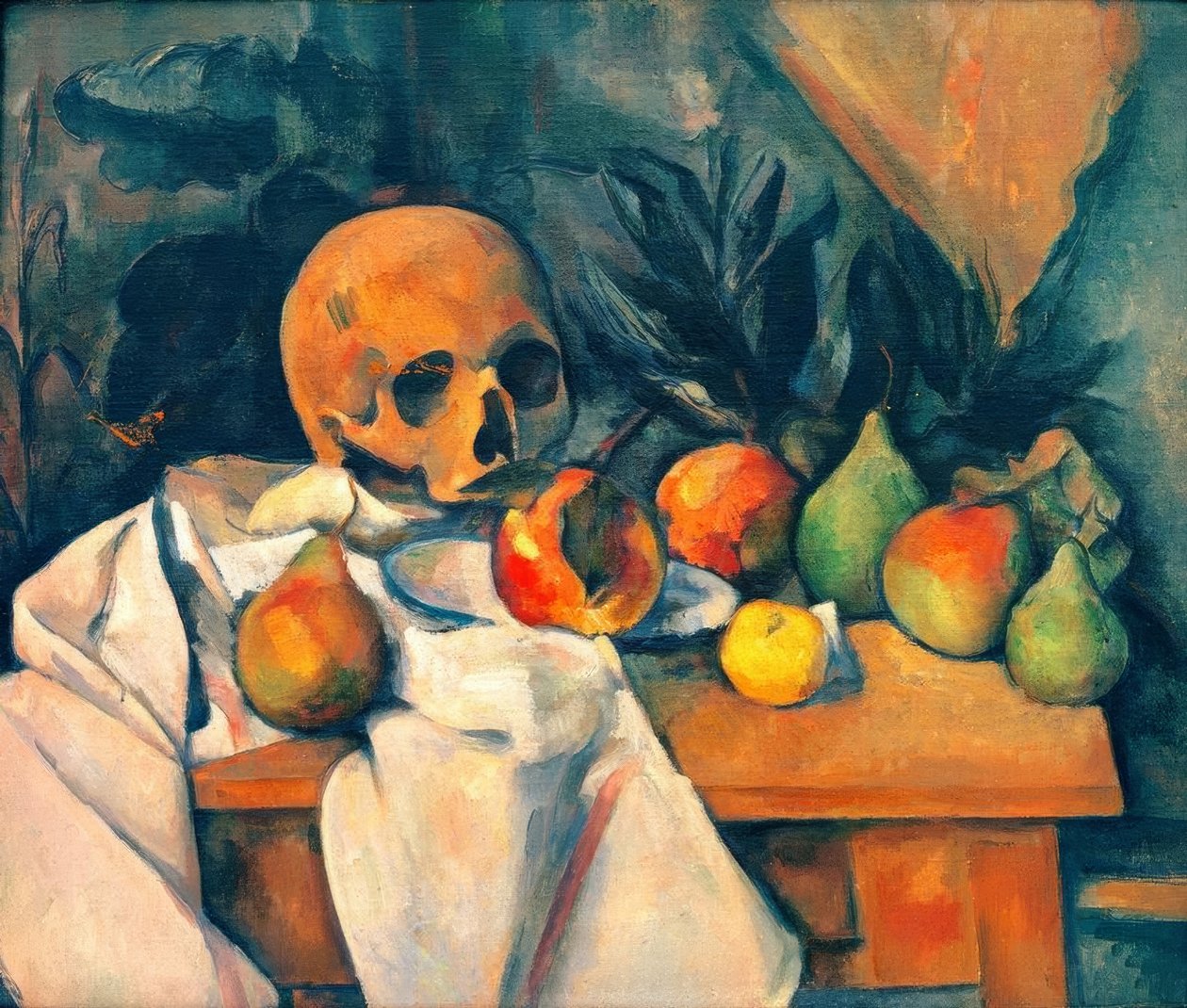 Nature morte au câne tekijältä Paul Cézanne