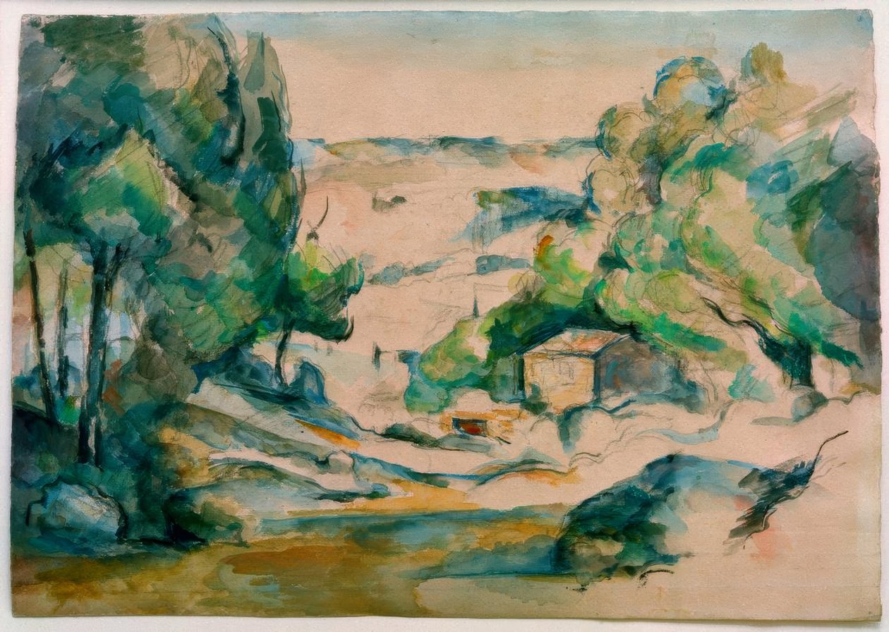 Maisema Provencessa tekijältä Paul Cézanne