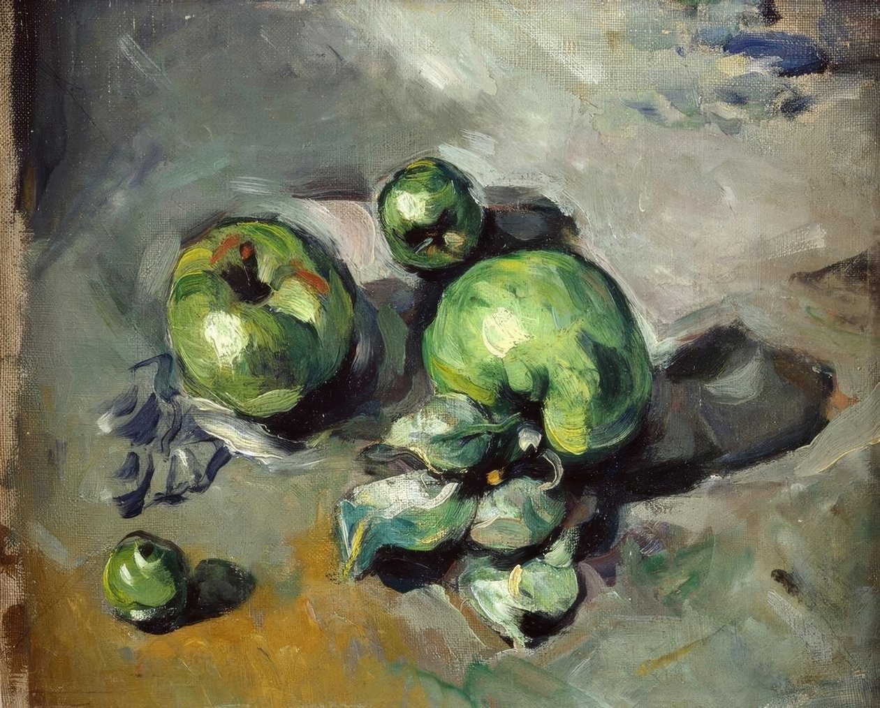 Pommes vertes tekijältä Paul Cézanne