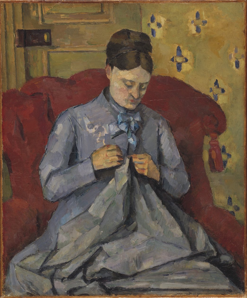 Taiteilijoiden vaimon muotokuva, 1877 tekijältä Paul Cézanne