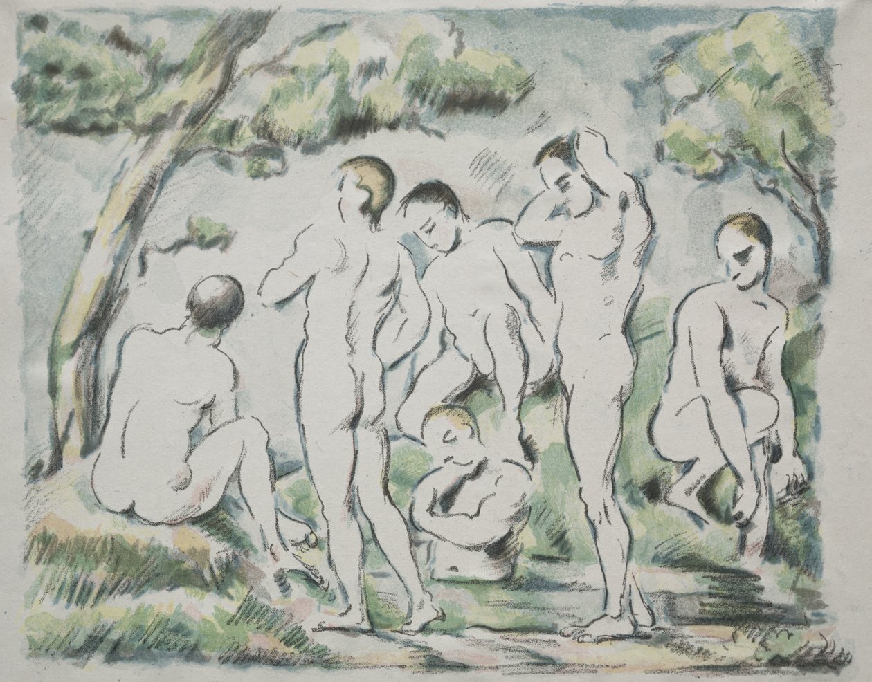 Uimarit tekijältä Paul Cézanne