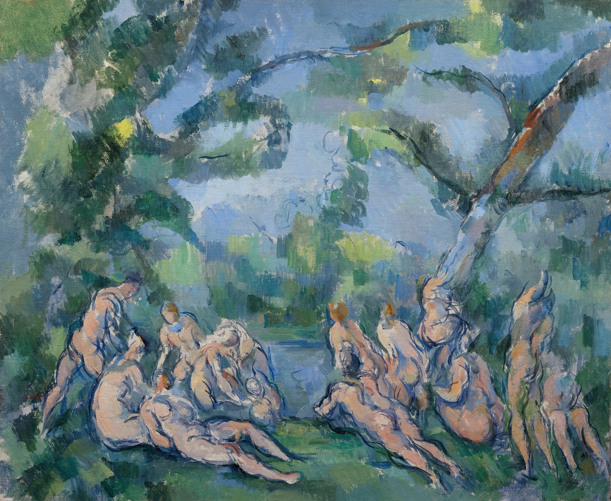 The Bathers, 18991904. tekijältä Paul Cézanne