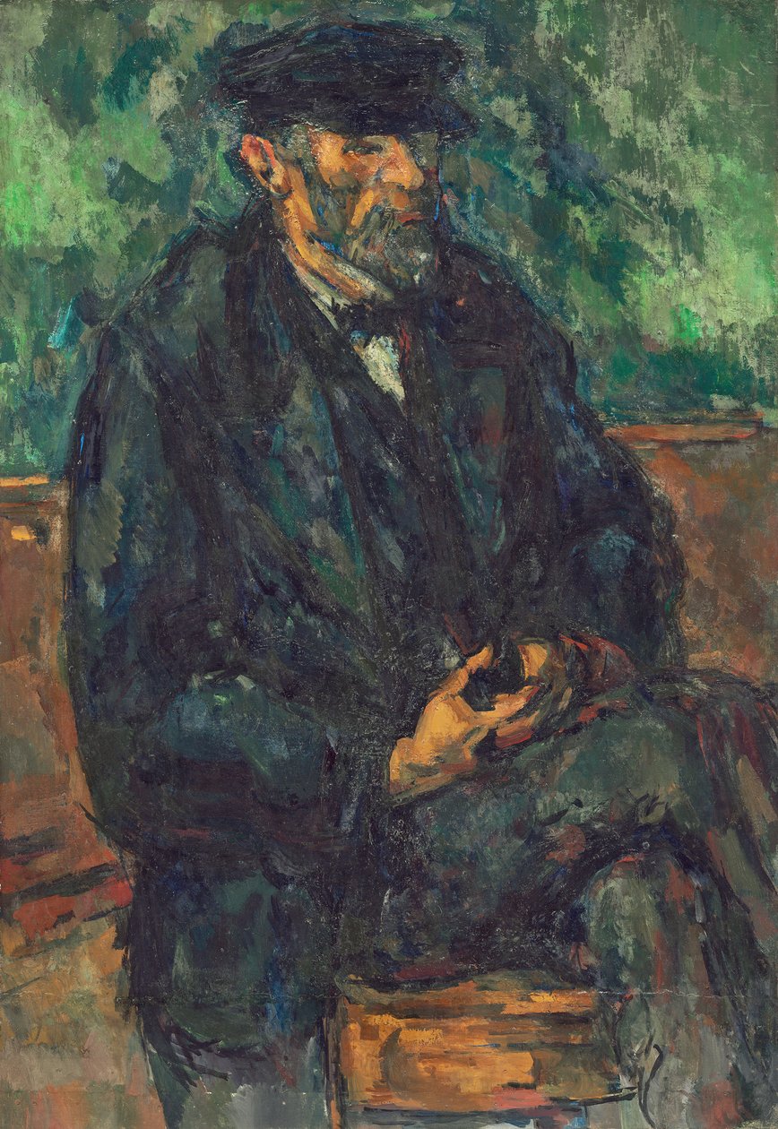 Puutarhuri Vallier, 1906 tekijältä Paul Cézanne