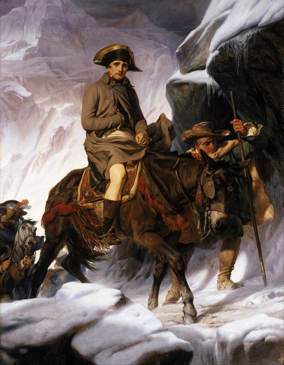 Napoleon ylittää Alpit tekijältä Paul Delaroche