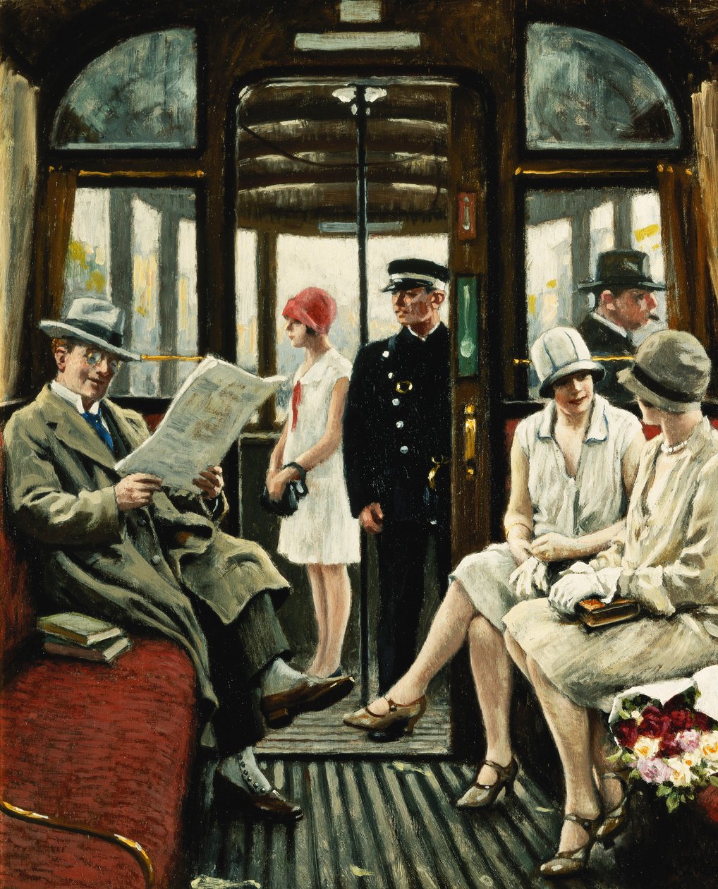 Raitiovaunussa tekijältä Paul Fischer