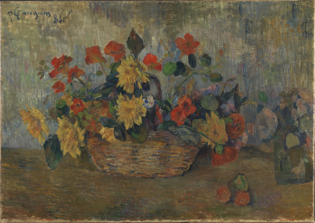 Kukkakori, 1884. tekijältä Paul Gauguin