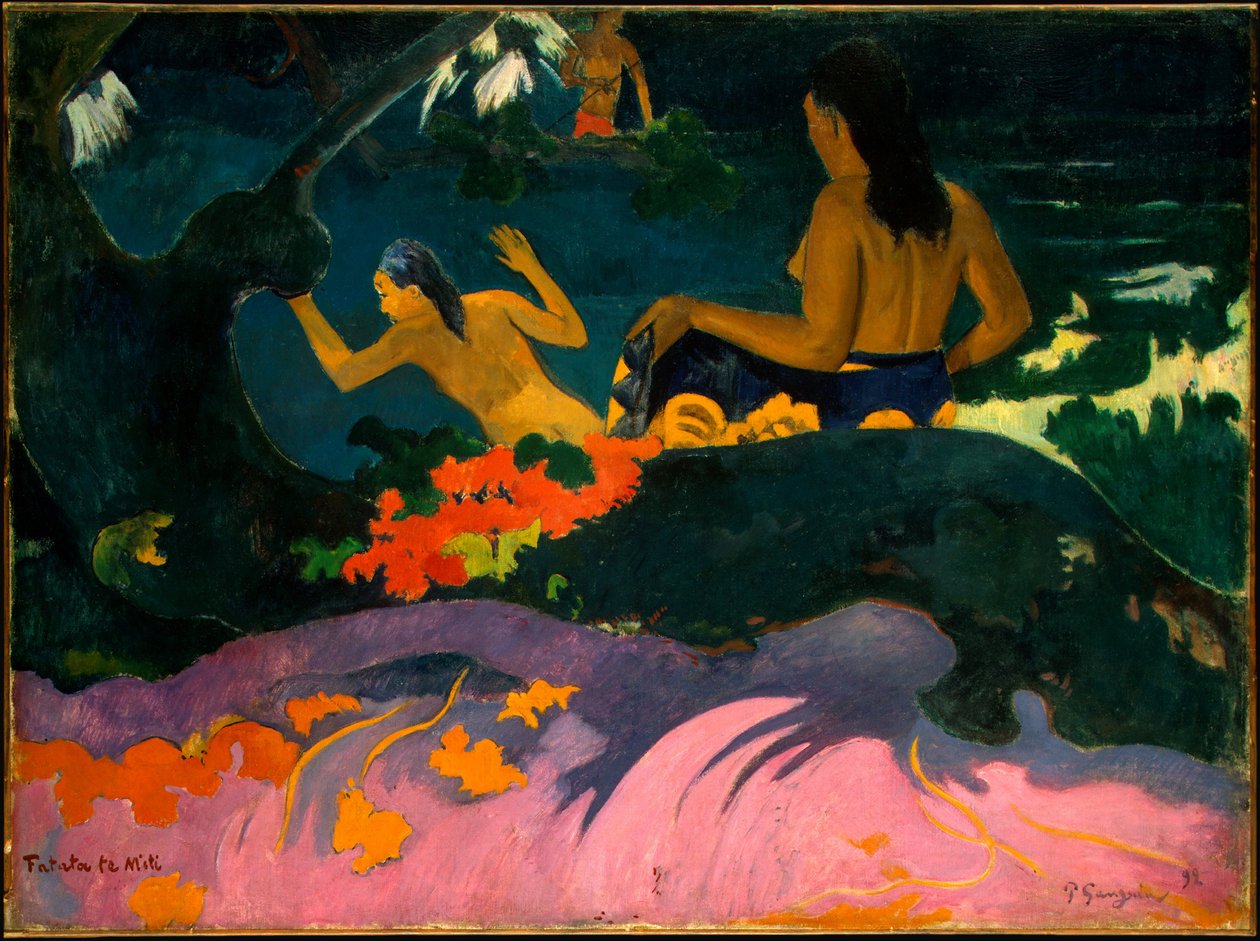 Meren rannalla lähellä unta tekijältä Paul Gauguin