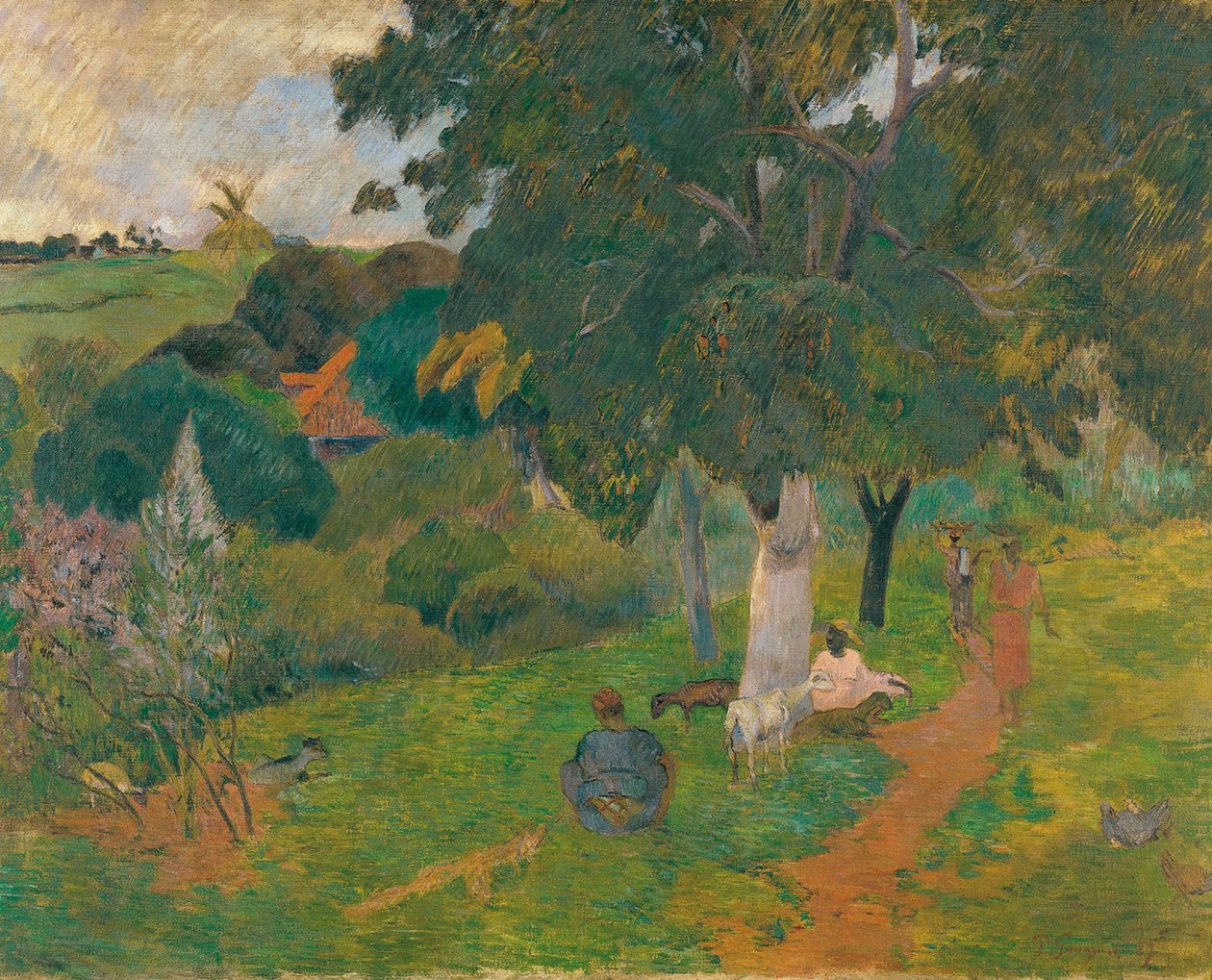 Tulevat ja menevät, Martinique, 1887 tekijältä Paul Gauguin