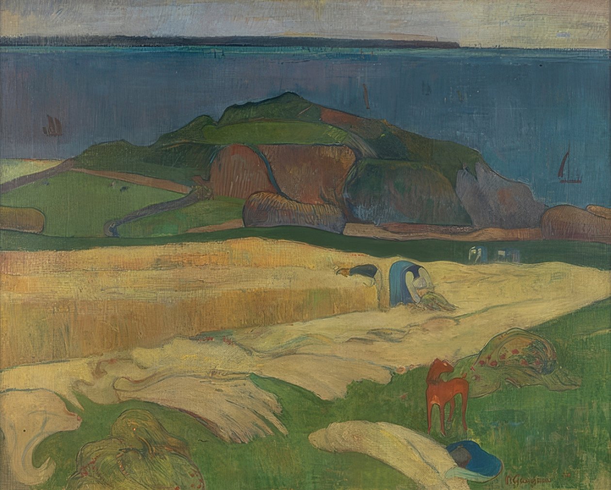 Ernte (Le Pouldu). 1890 tekijältä Paul Gauguin