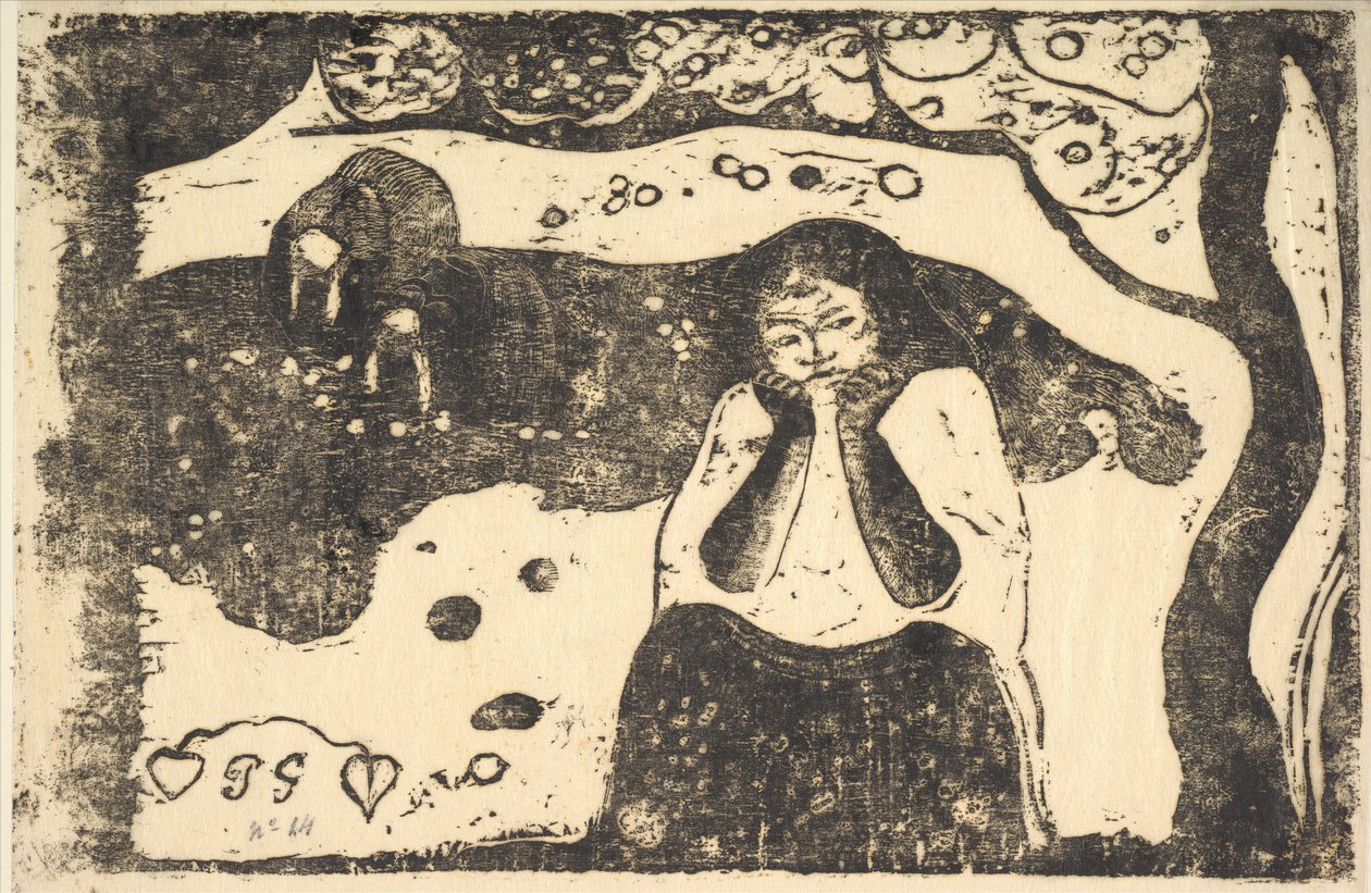 Ihmisten kurjuus, 1898-99. tekijältä Paul Gauguin