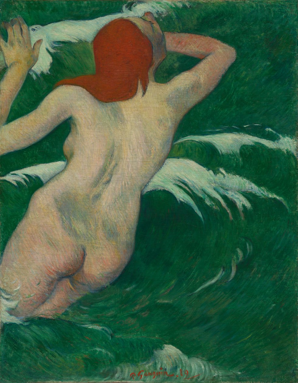 Aalloissa Aalloissa, 1889. tekijältä Paul Gauguin