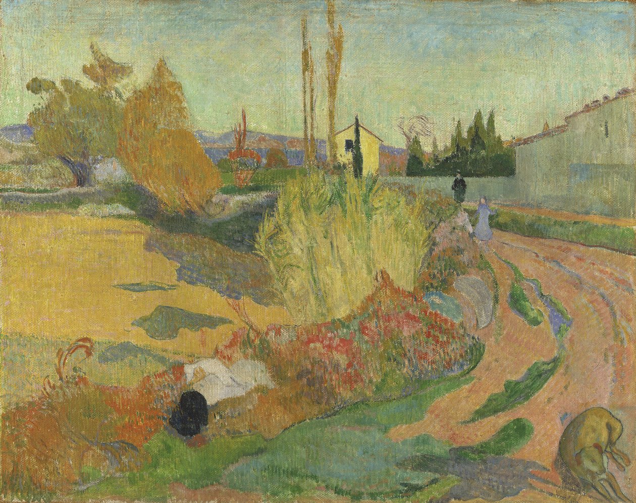 Maisema Arlesissa, 1888 tekijältä Paul Gauguin